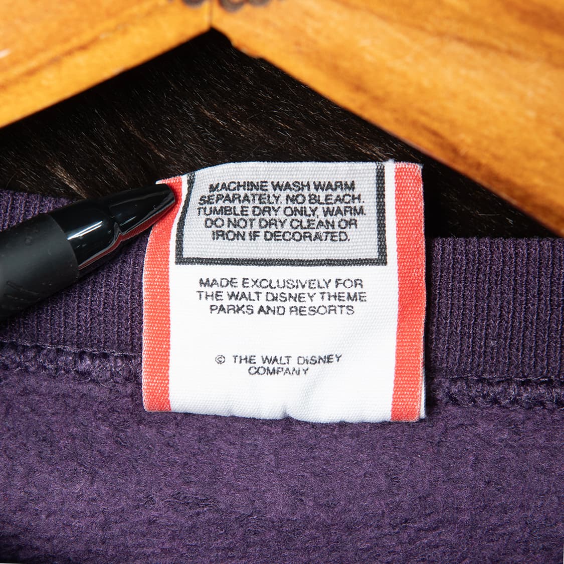 [110] 80s~ 디즈니 미키마우스 USA 메이드 50/50 스웻셔츠 상품이미지6