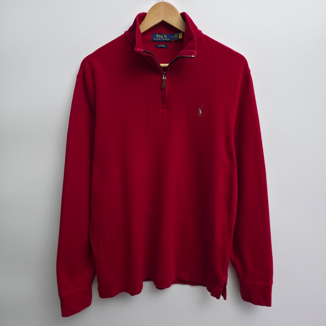 [M] 폴로 랄프로렌 쿼터 집업 스웻셔츠 신형 큐알택 상품이미지1