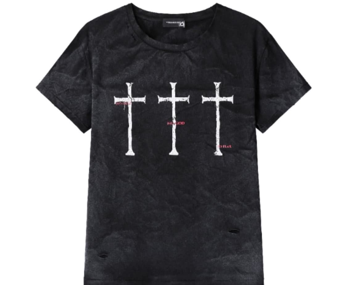 (구매) tornortied Messiah T-Shirt Black 2 상품이미지1