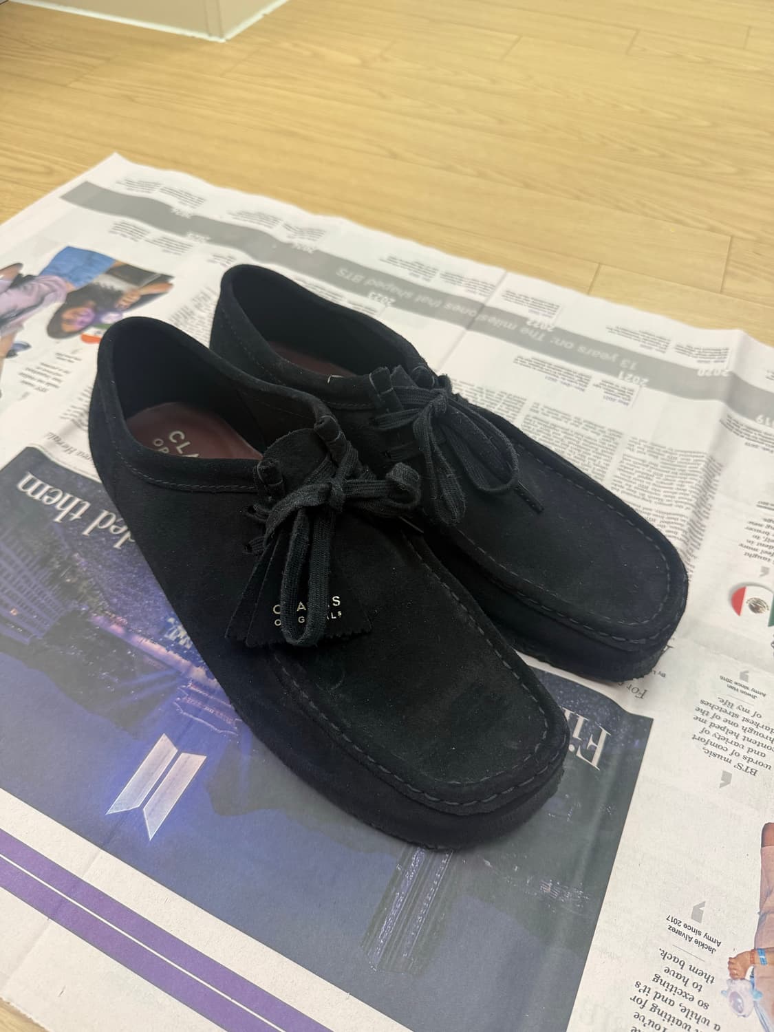 클락스 왈라비 M 블랙 상품이미지1