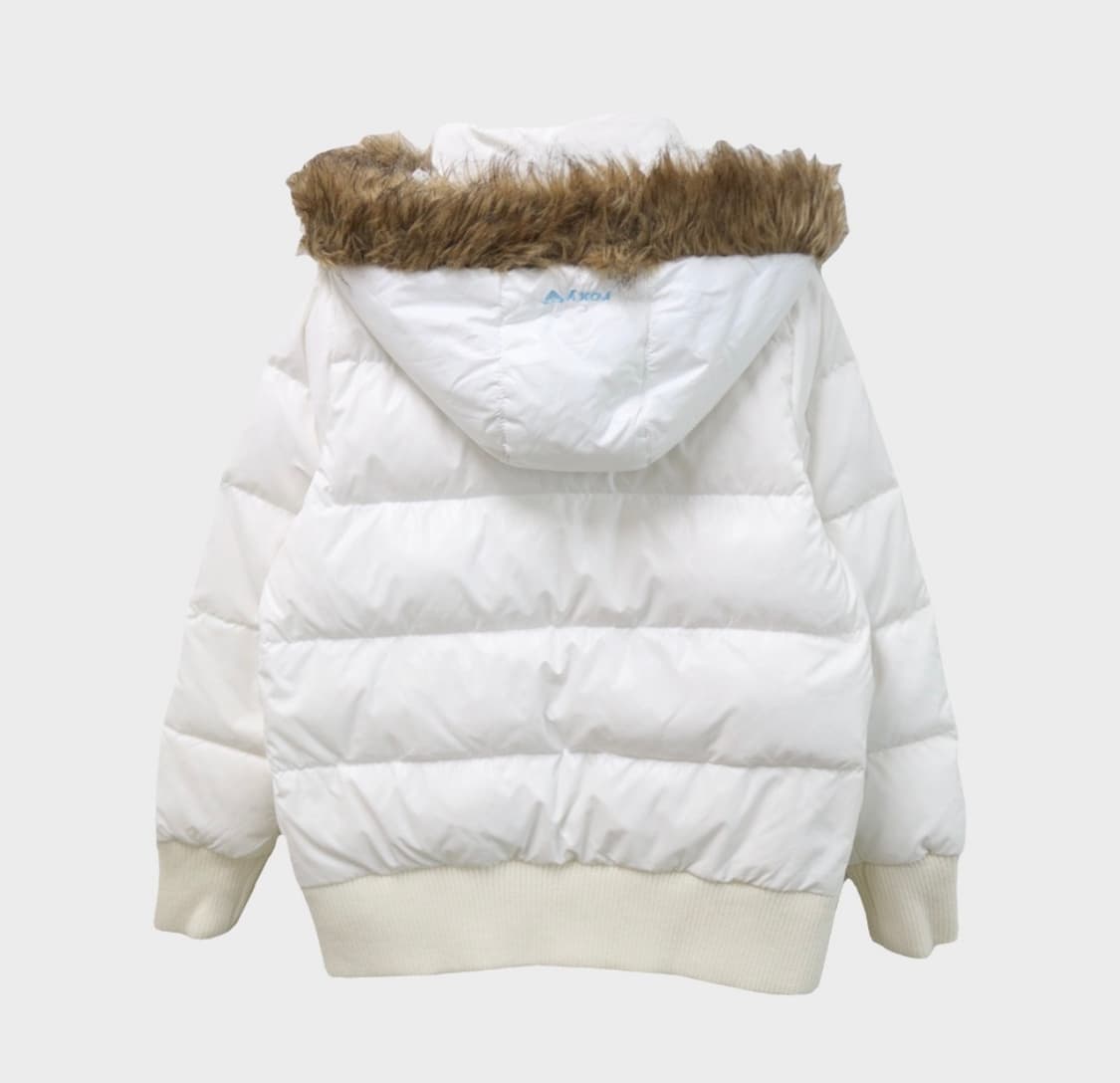 vintage 화이트 퍼 패딩 자켓  상품이미지2
