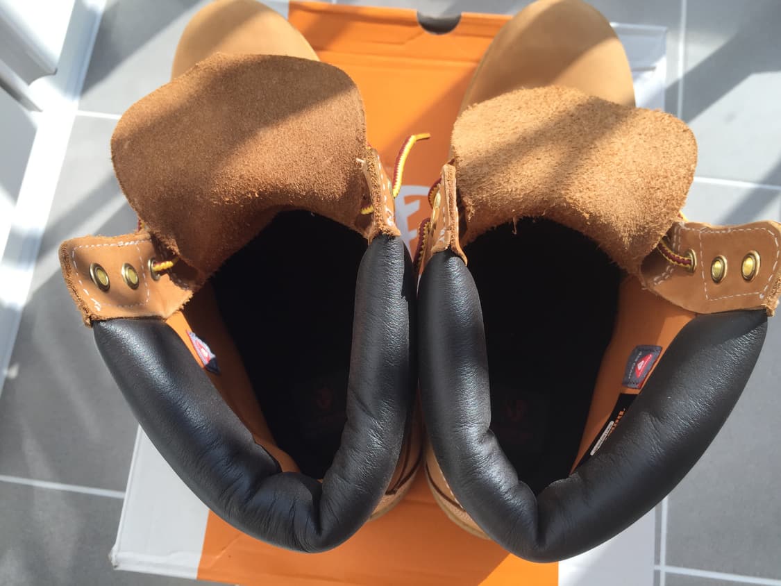 팀버랜드 프리미엄 6인치 워터프루프 부츠 위트 누벅 - 와이드 상품이미지4