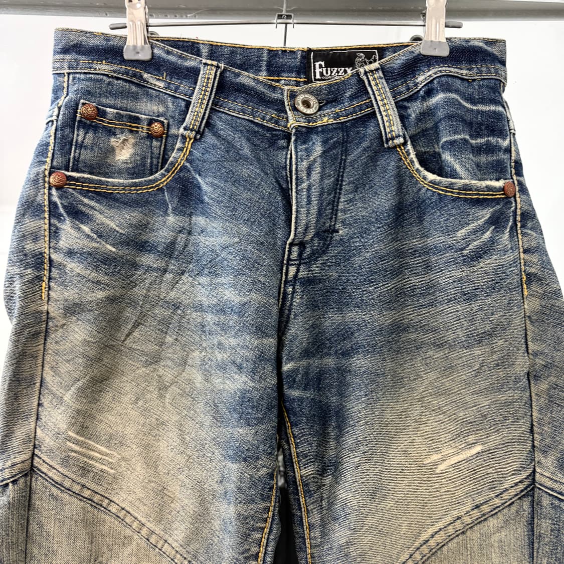 Fuzzy 신치백 데님 팬츠 상품이미지7