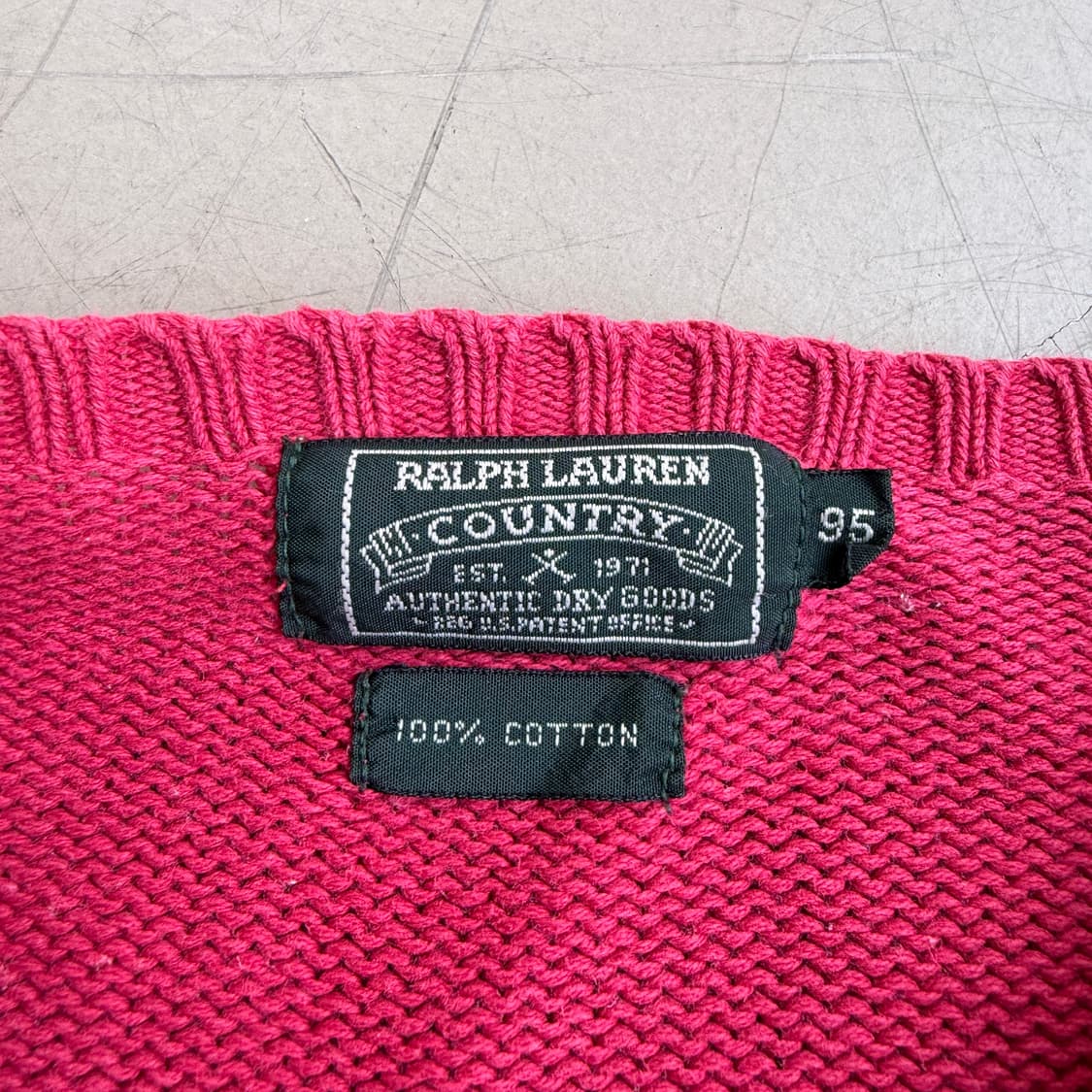 90s 폴로 랄프로렌 컨트리 니트 상품이미지6