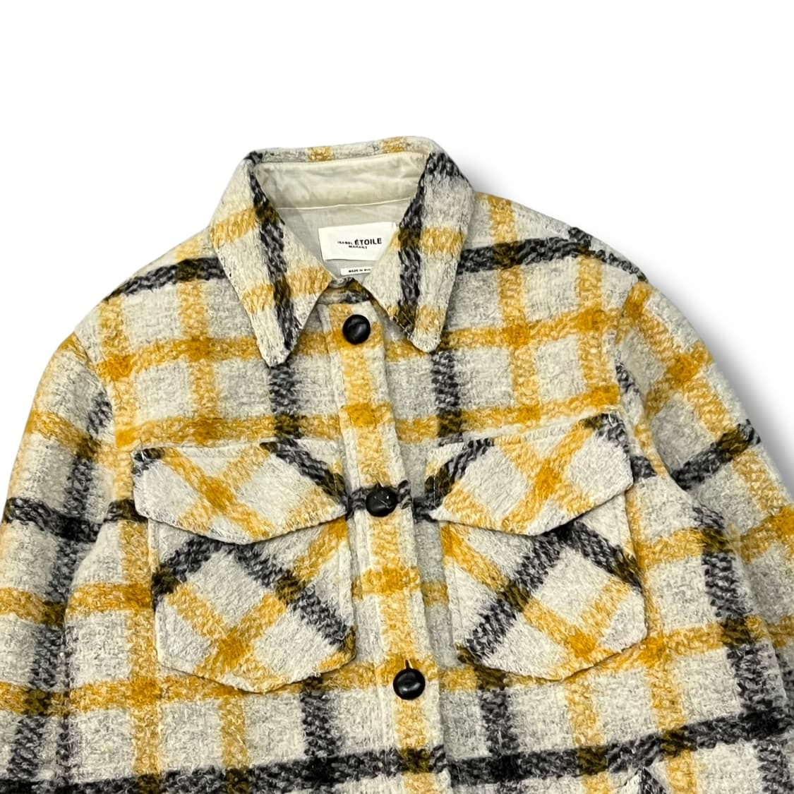  이자벨마랑 가스트 체크 울 혼방 자켓 y13849 상품이미지4