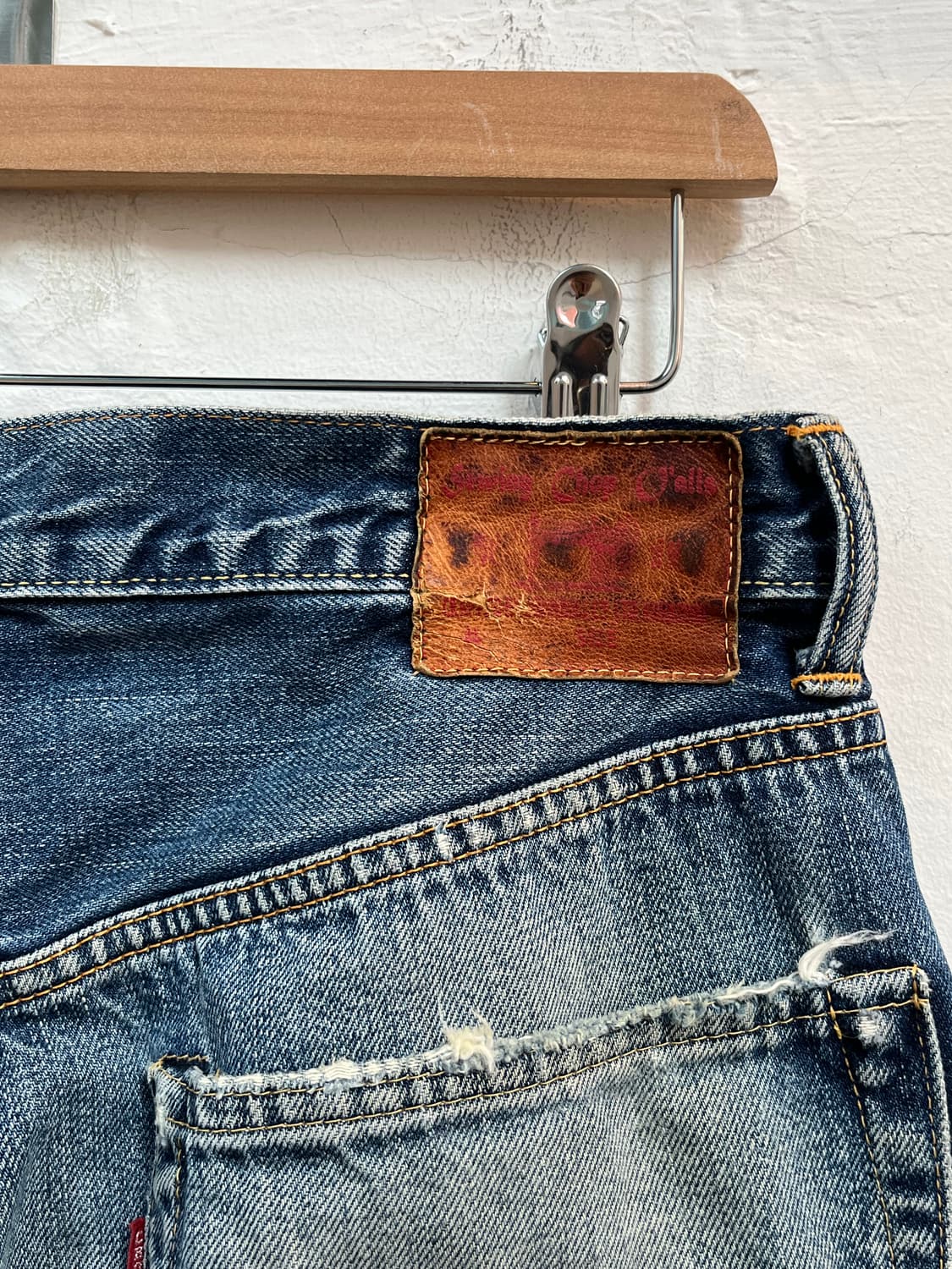 Sewing chop 샐비지 데님 진 W31 상품이미지5