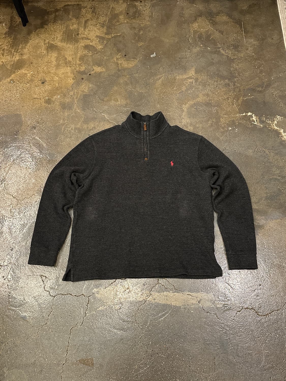 폴로 랄프로렌 하프집업 차콜 XL 상품이미지1