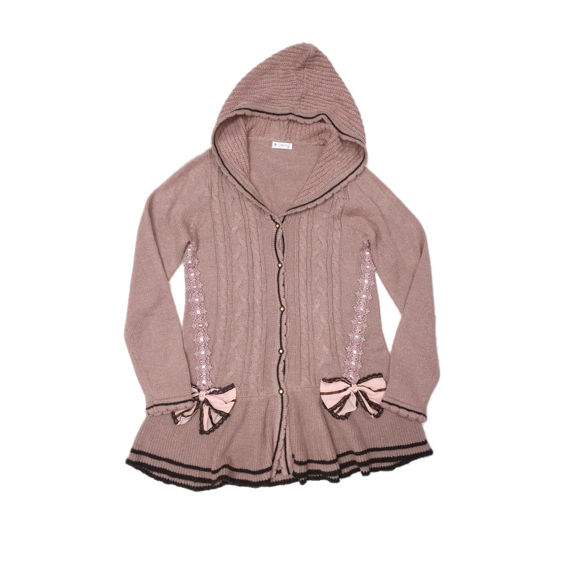 엑시즈팜 라떼가루 리본 가디건 원피스 리즈리사트 랄라라히메갸루 상품이미지1