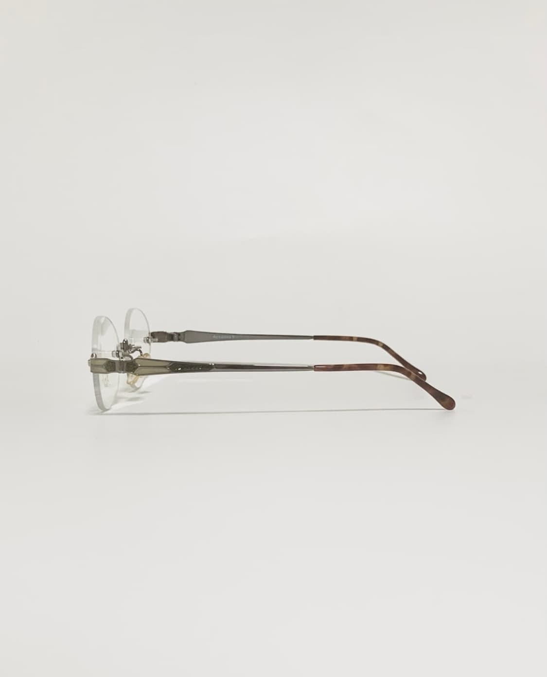 데드스탁 무테 타원형 엔틱 실버 안경테 1511 상품이미지4