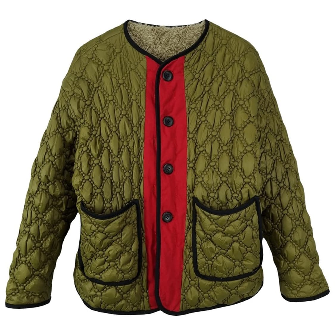 [파르티멘토] 리버시블 양면 퀄팅 쉐르파 자켓 M18471 상품이미지3