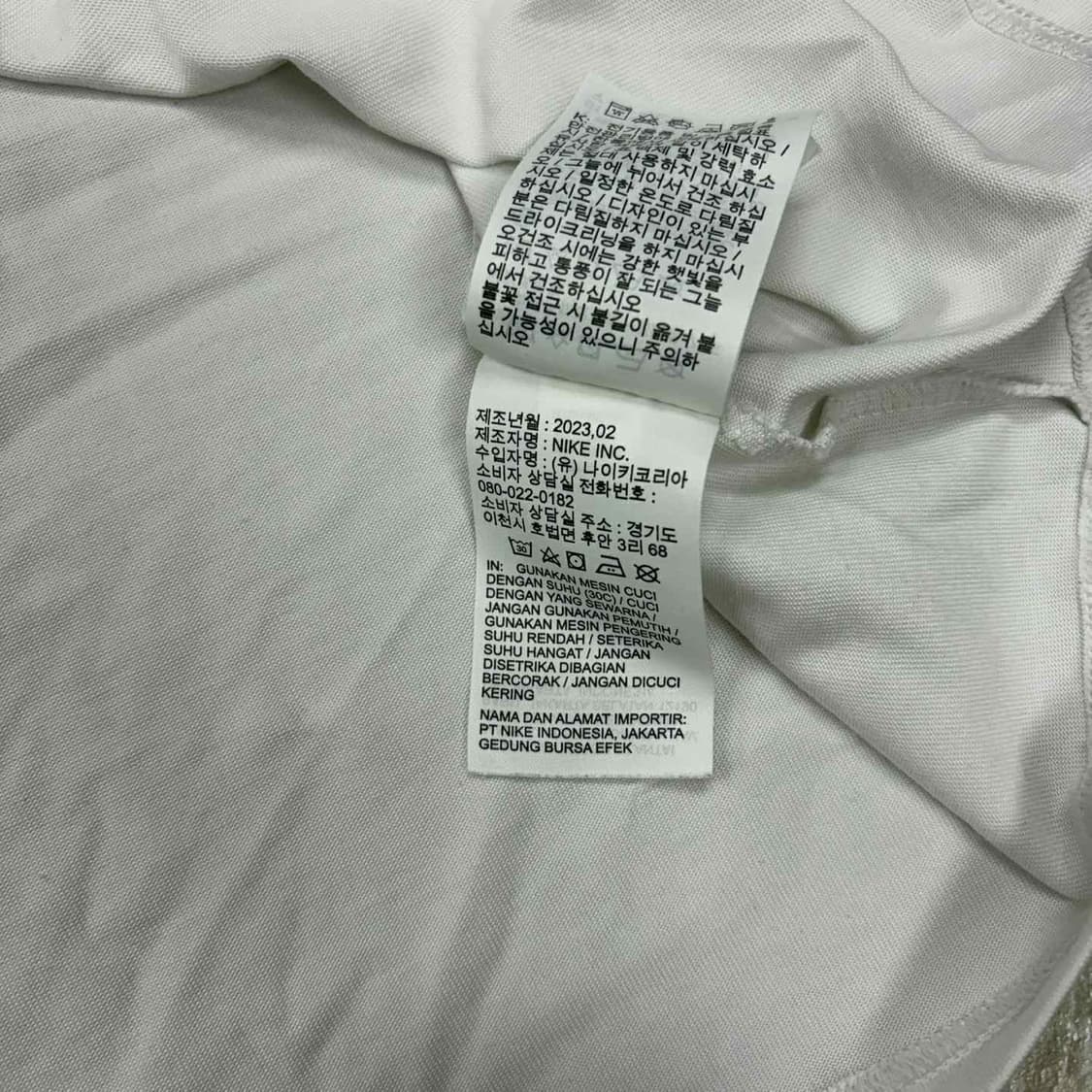 나이키 ACG 렁스 화이트 반팔 티셔츠(L) 상품이미지5