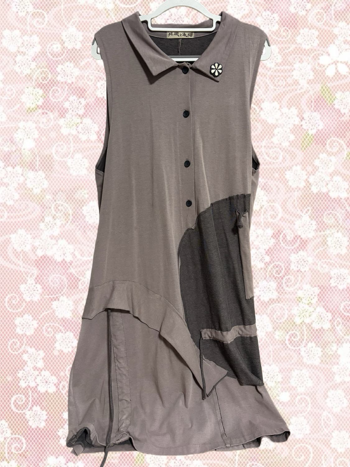 빈티지 모리걸 히피 니혼진 롱 원피스 상품이미지1