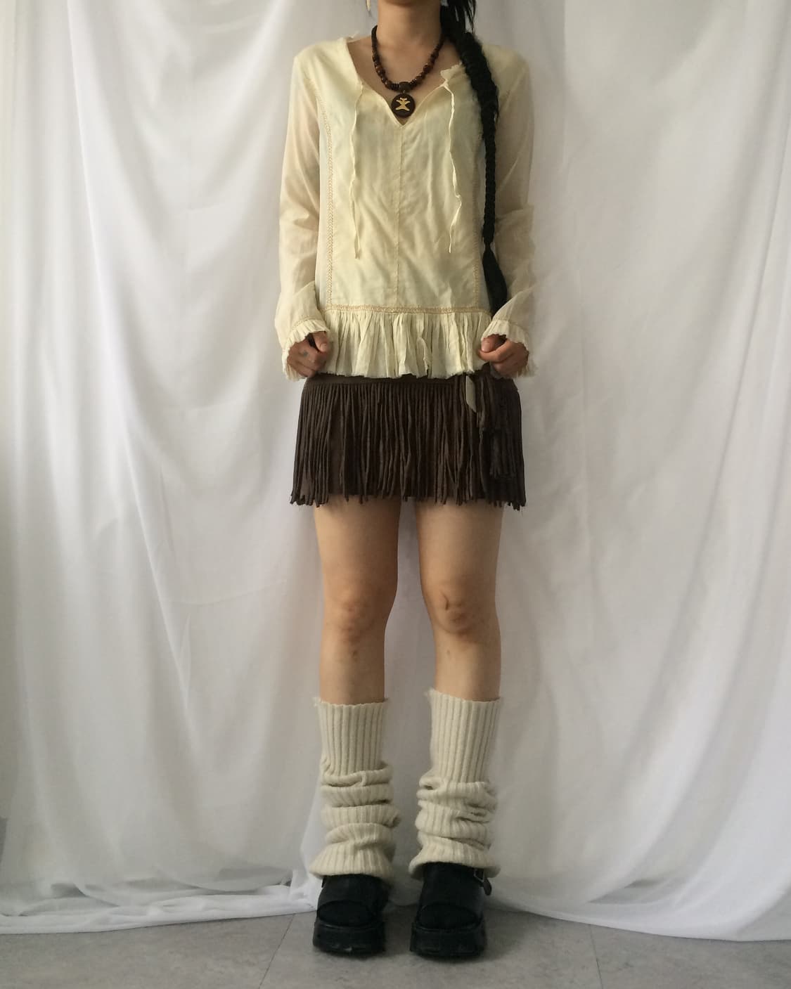 Stitch point blouse 상품이미지1