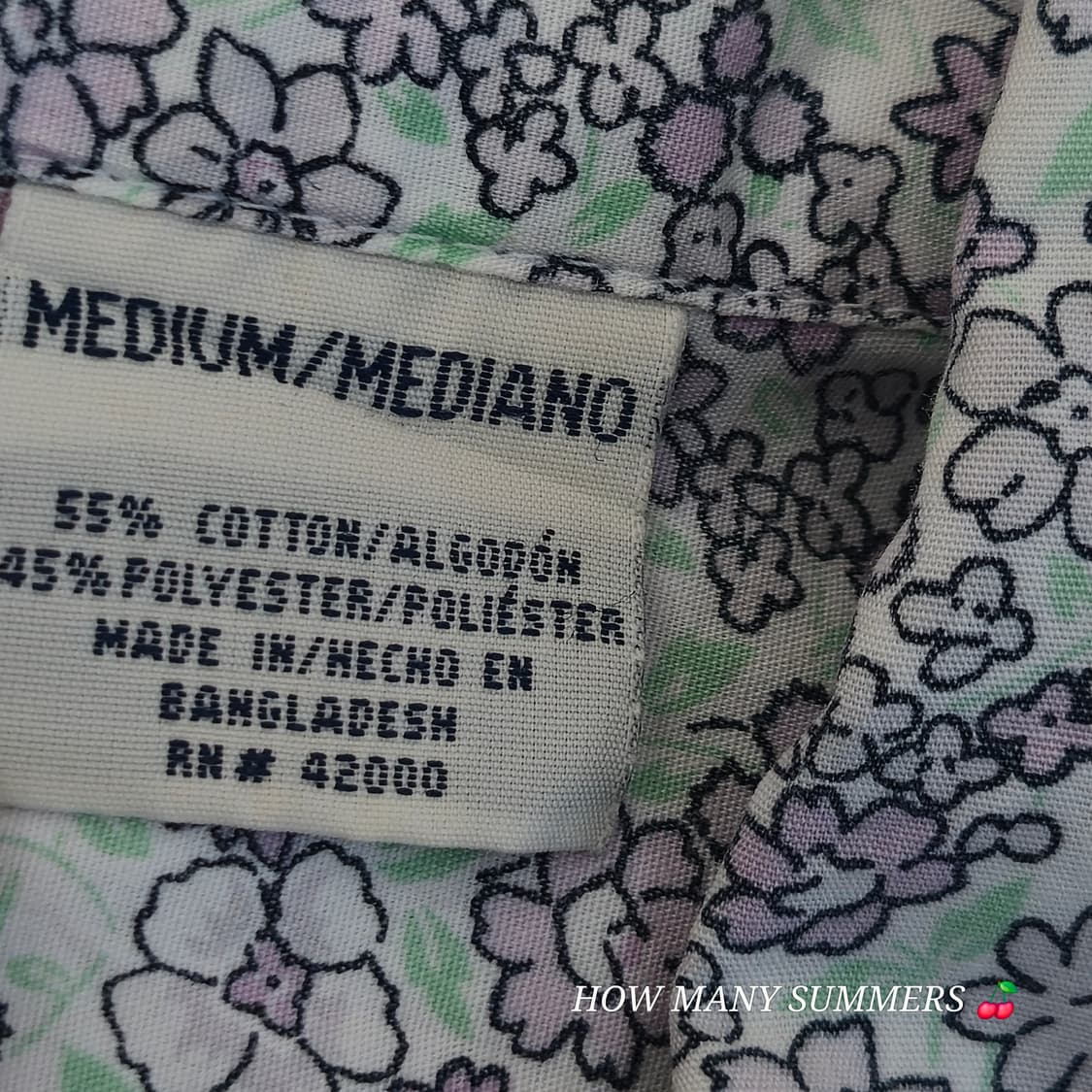 Basic Editions 플라워 패턴 반팔 셔츠 상품이미지2