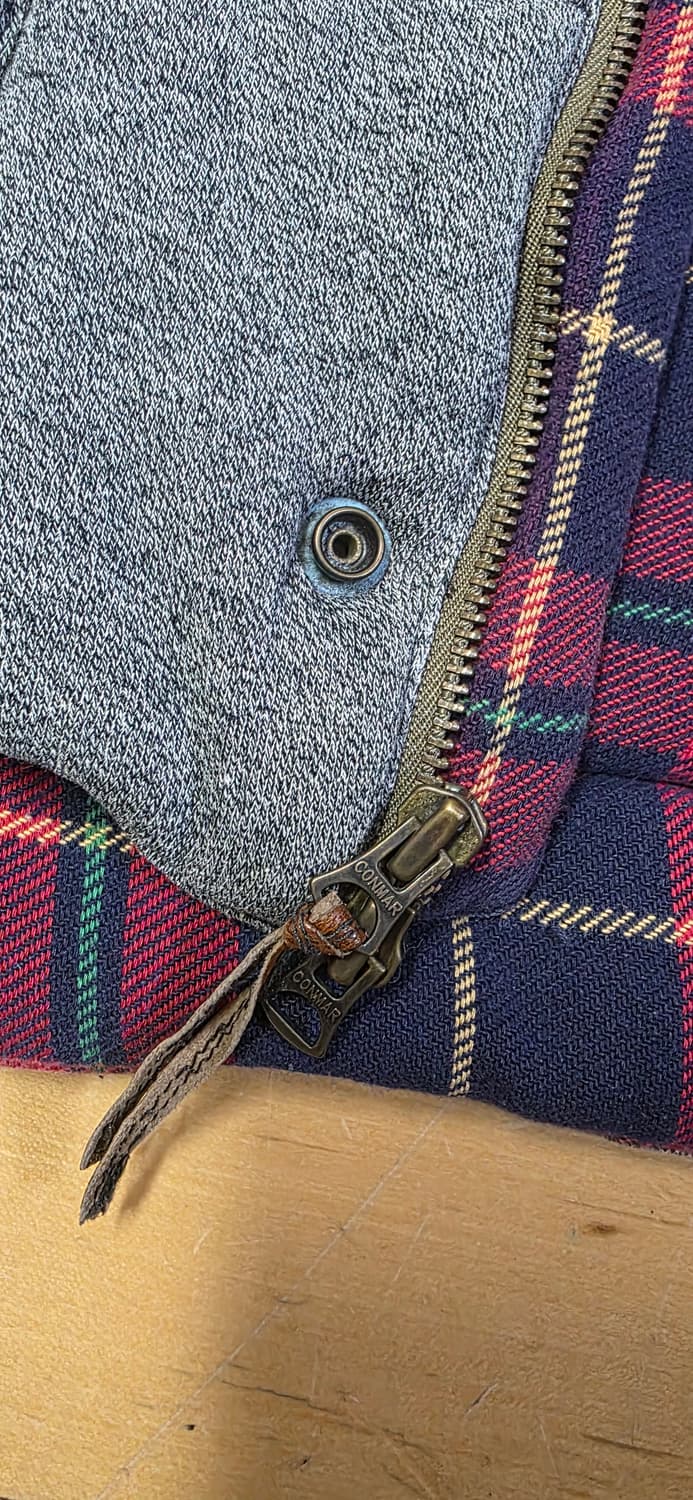 폴로 랄프로렌 빈티지 사슴가죽 패치 패딩 조끼 xl 상품이미지6