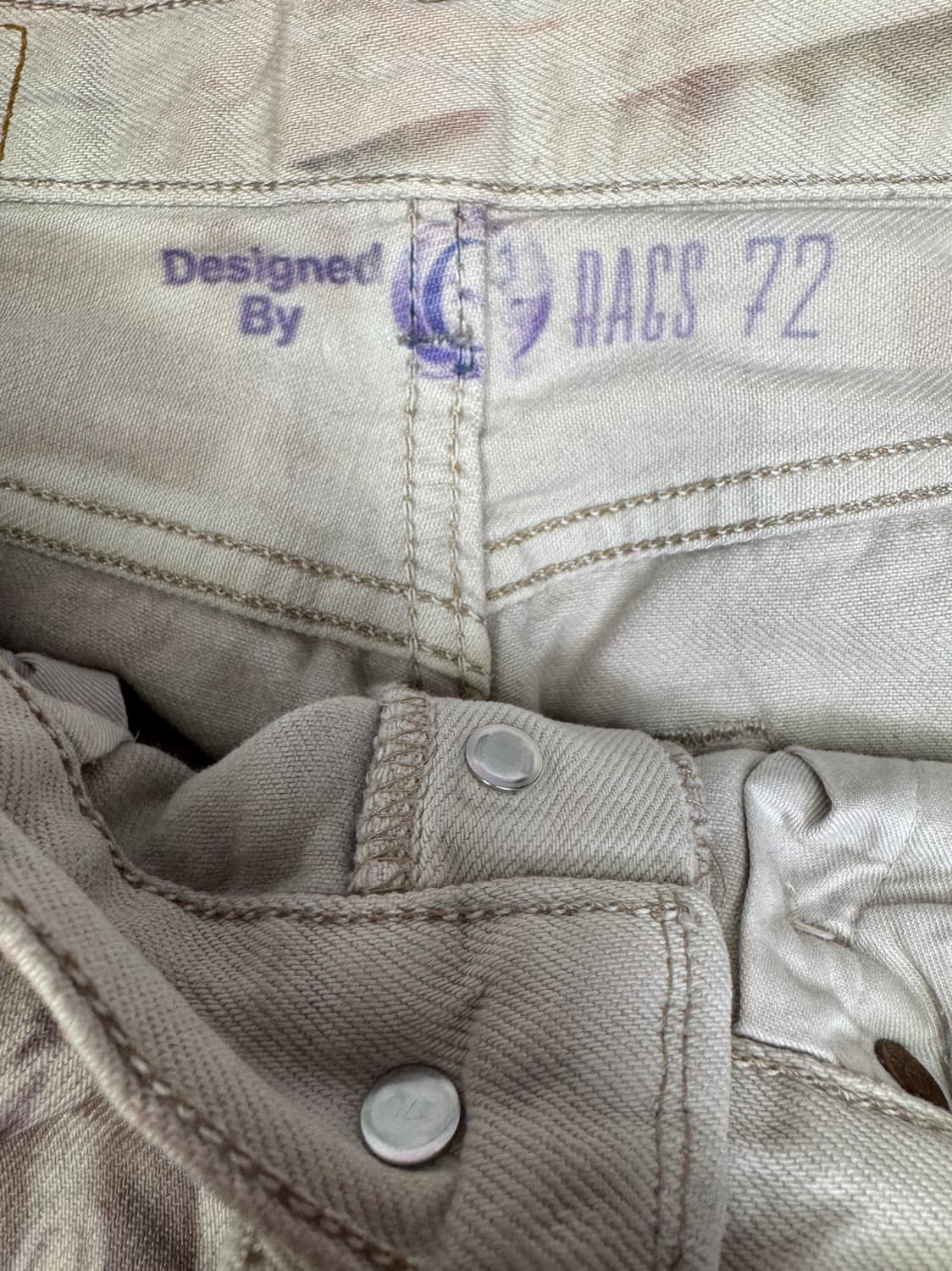 빈티지 90s 리바이스 501 락밴드 프린팅 커스텀 팬츠 31/34 상품이미지4