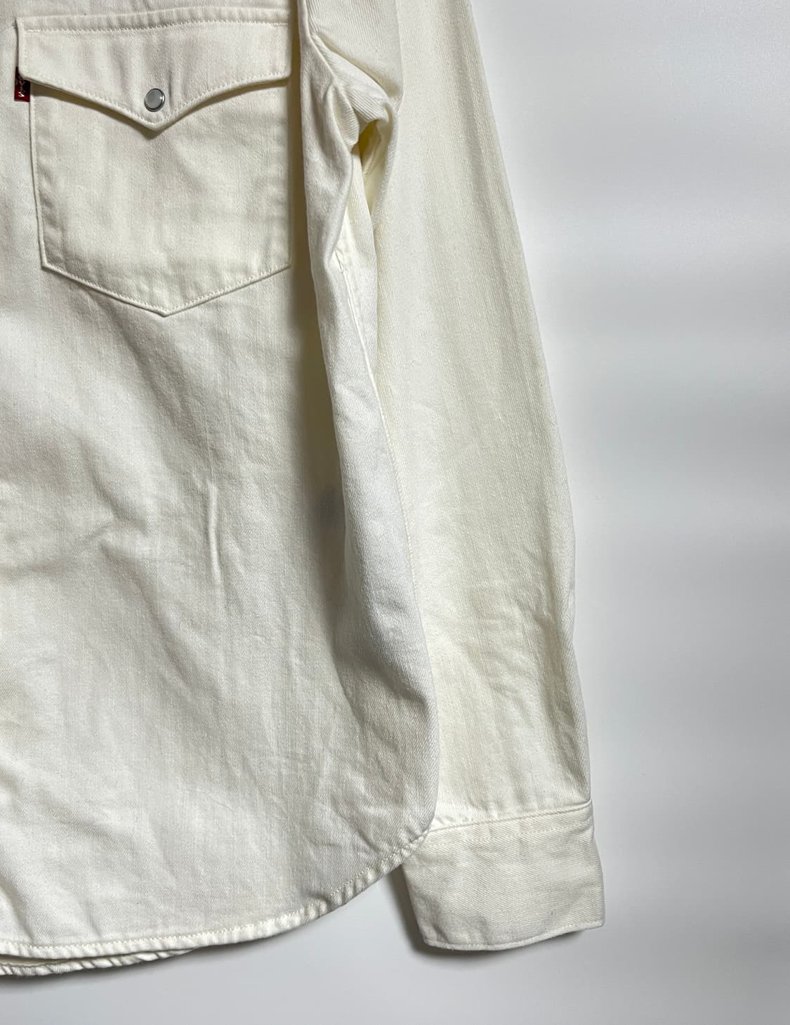공용 리바이스 아이보리 웨스턴 셔츠 남방 M 상품이미지2