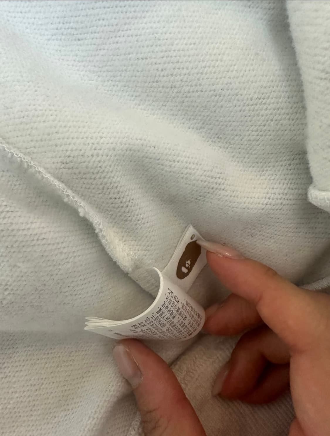 베이프 카모 더블 샤크 후드집업 화이트 백계 상품이미지4