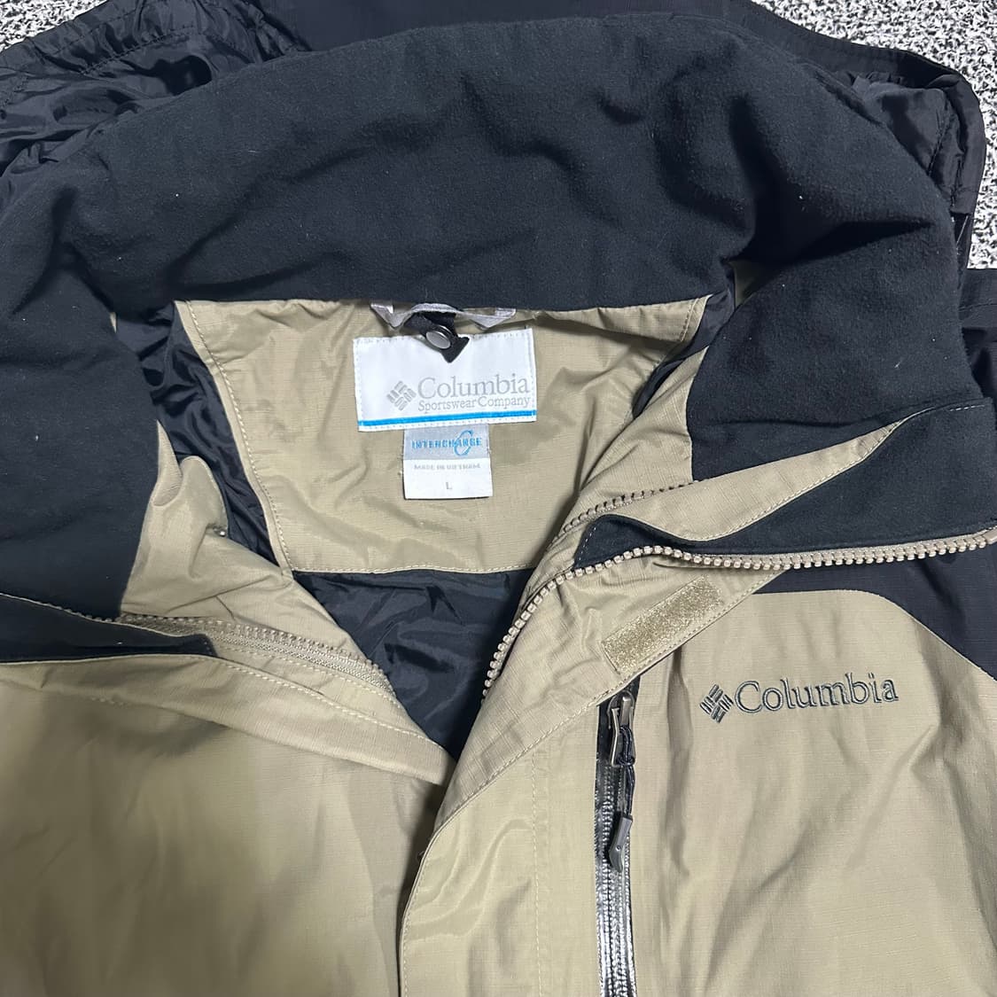 (XL추천) 컬럼비아 옴니테크 투톤 바람막이 자켓 상품이미지2