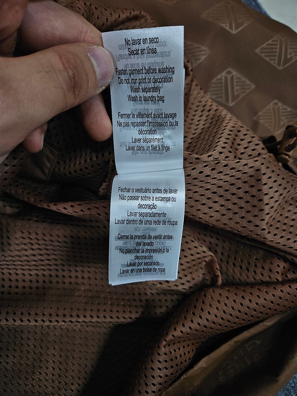 라코스테 모노그램 블루종(급처) 상품이미지7