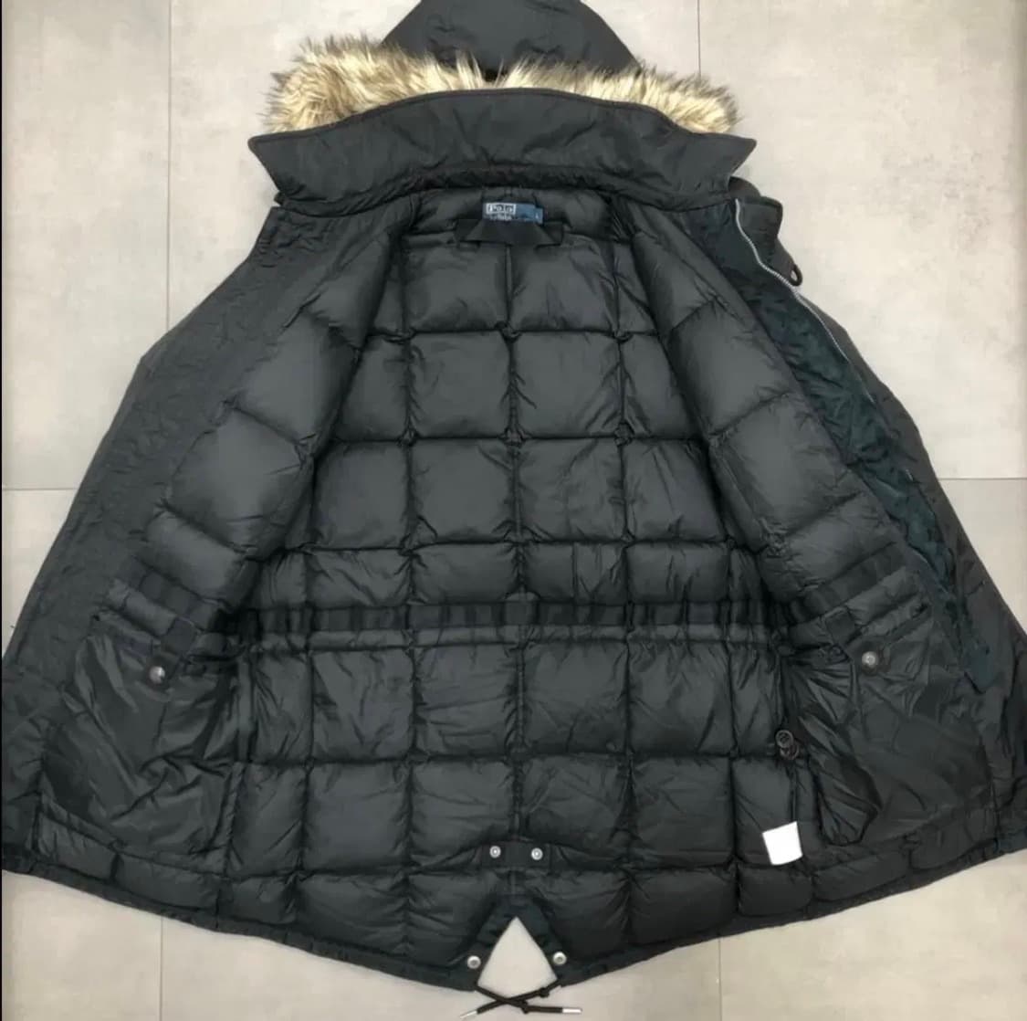 폴로 랄프로렌 N3B 덕다운 파카 L 밀리터리 피쉬테일 점퍼 블랙 상품이미지4