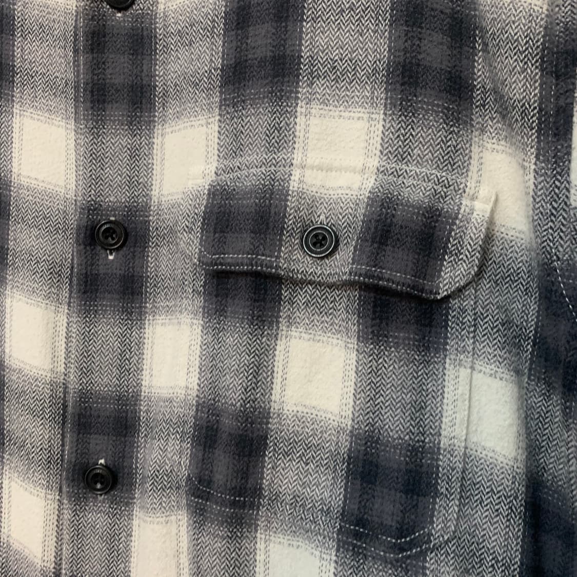 L EPIGRAM 에피그램 옴브레 체크 셔츠 자켓 셔켓 상품이미지3