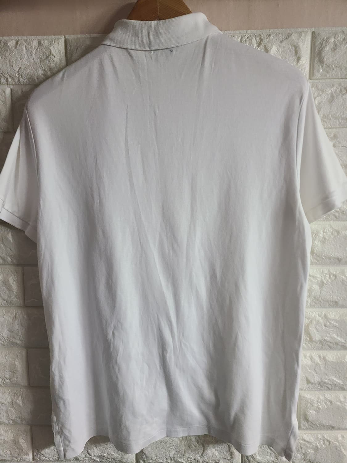 폴로 랄프로렌 화이트 반팔 카라티(95) 상품이미지5