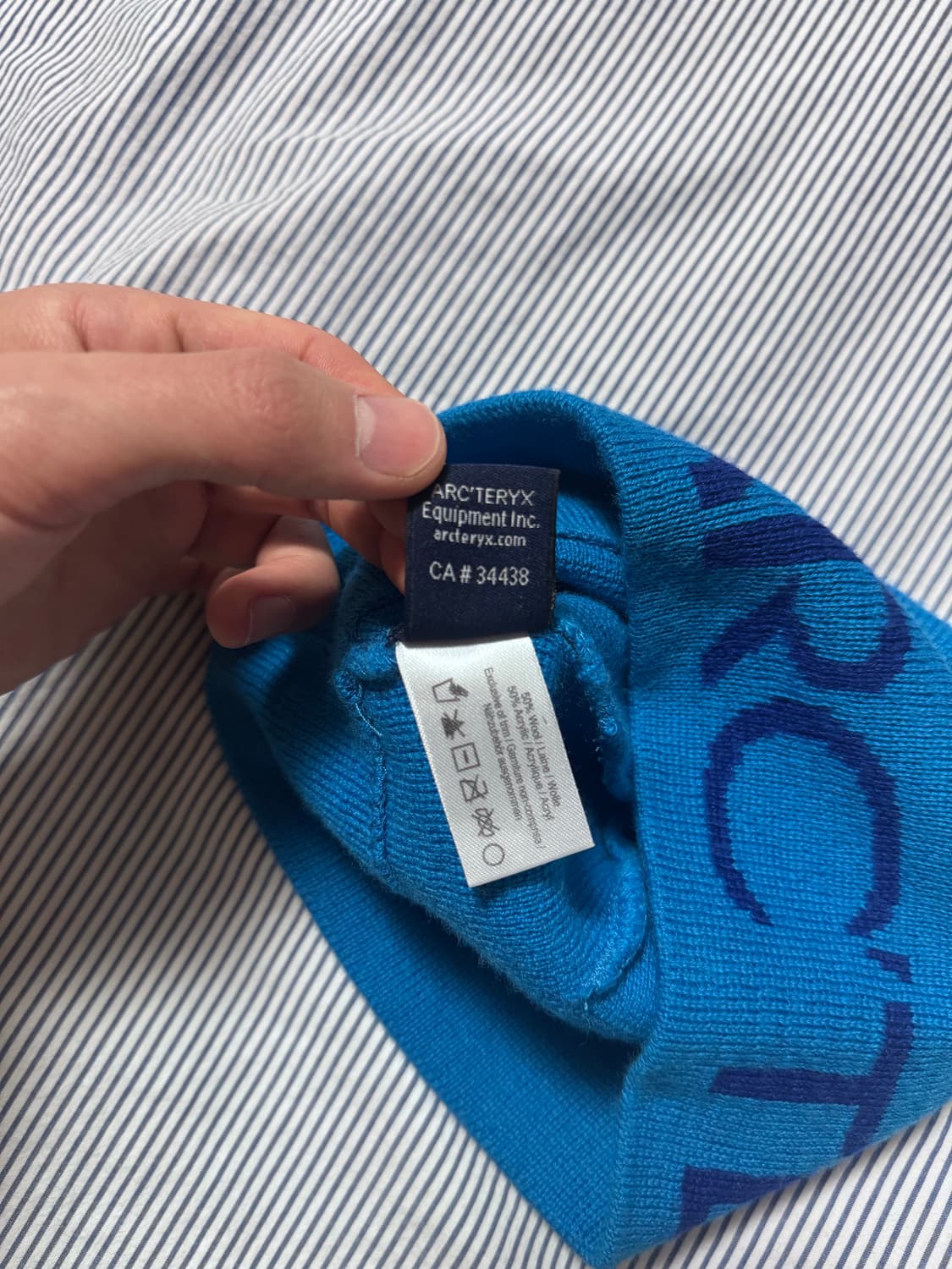 아크테릭스 워드 헤드 토크 비니 스카이 블루 상품이미지3