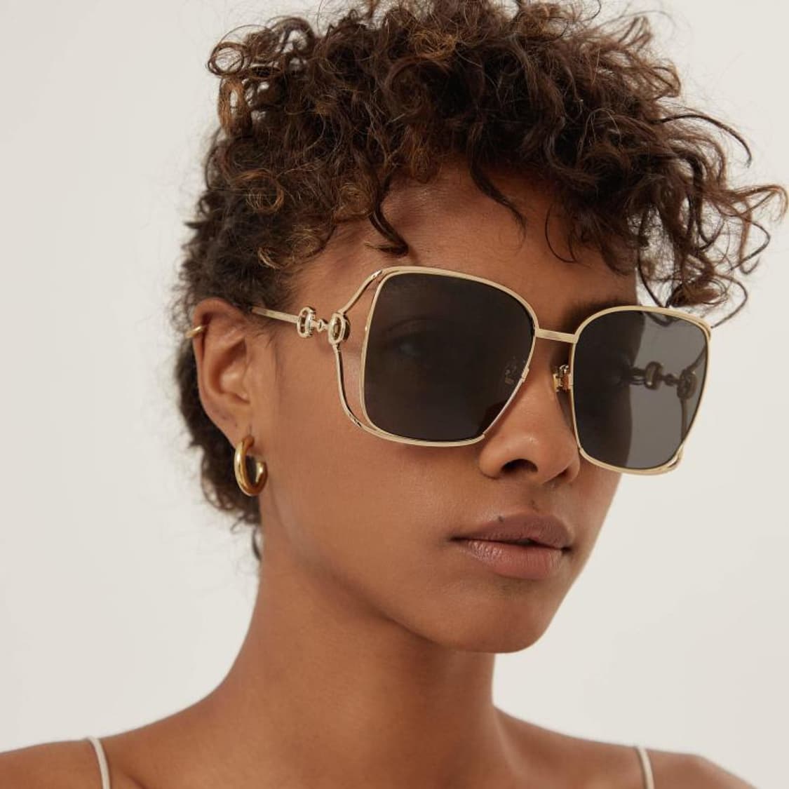 구찌 명품 스퀘어 메탈 선글라스 [새상품&정품] 상품이미지5