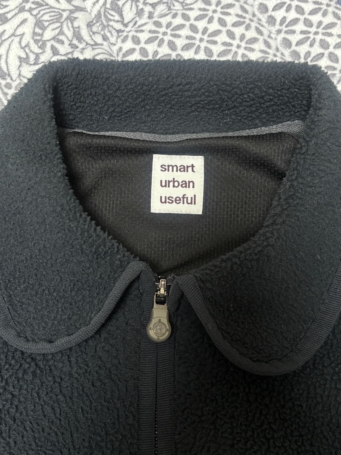 코이세이오 스마트어반유즈풀 라운드 칼라 플리스 재킷 네이비 상품이미지2