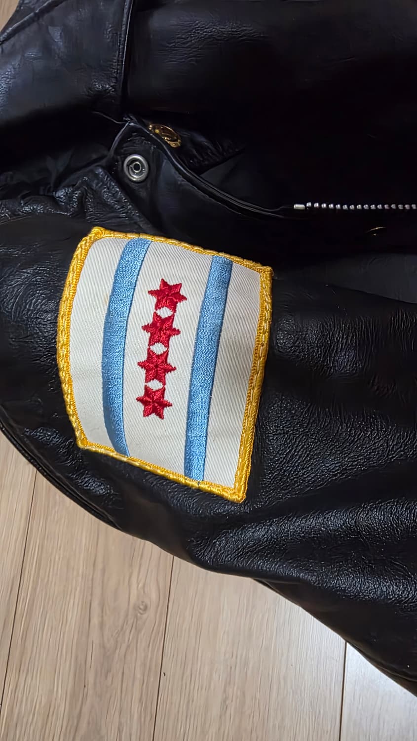 시카고폴리스 가죽자켓 police leather jacket 상품이미지7