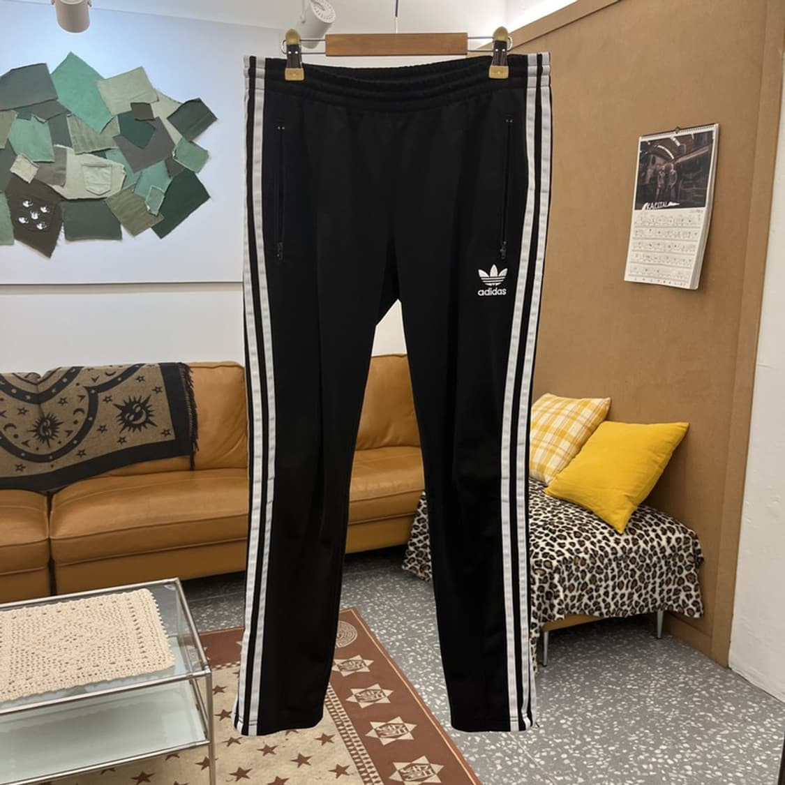 아디다스 빈티지 캐주얼 스포티 슬림핏 트랙팬츠 90 C10236 상품이미지3