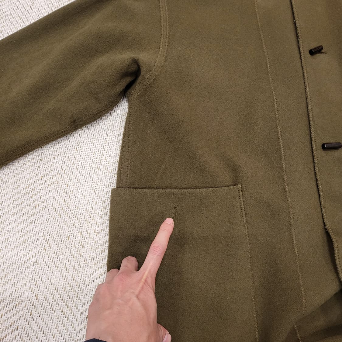 JPN 빈티지 모직 롱 코트 상품이미지7