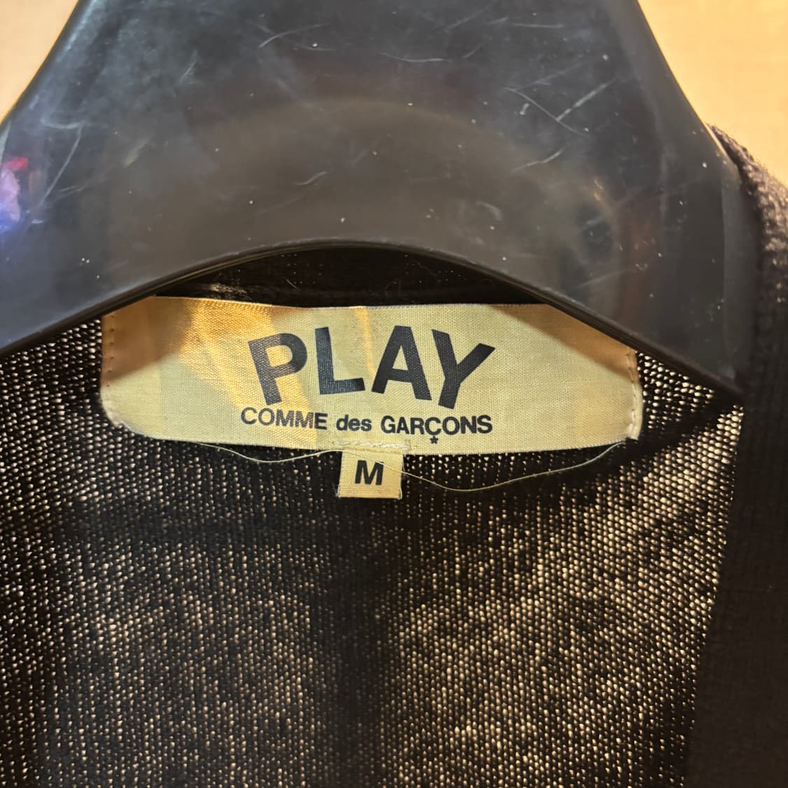 꼼데가르송 가디건 블랙 M 100 상품이미지4