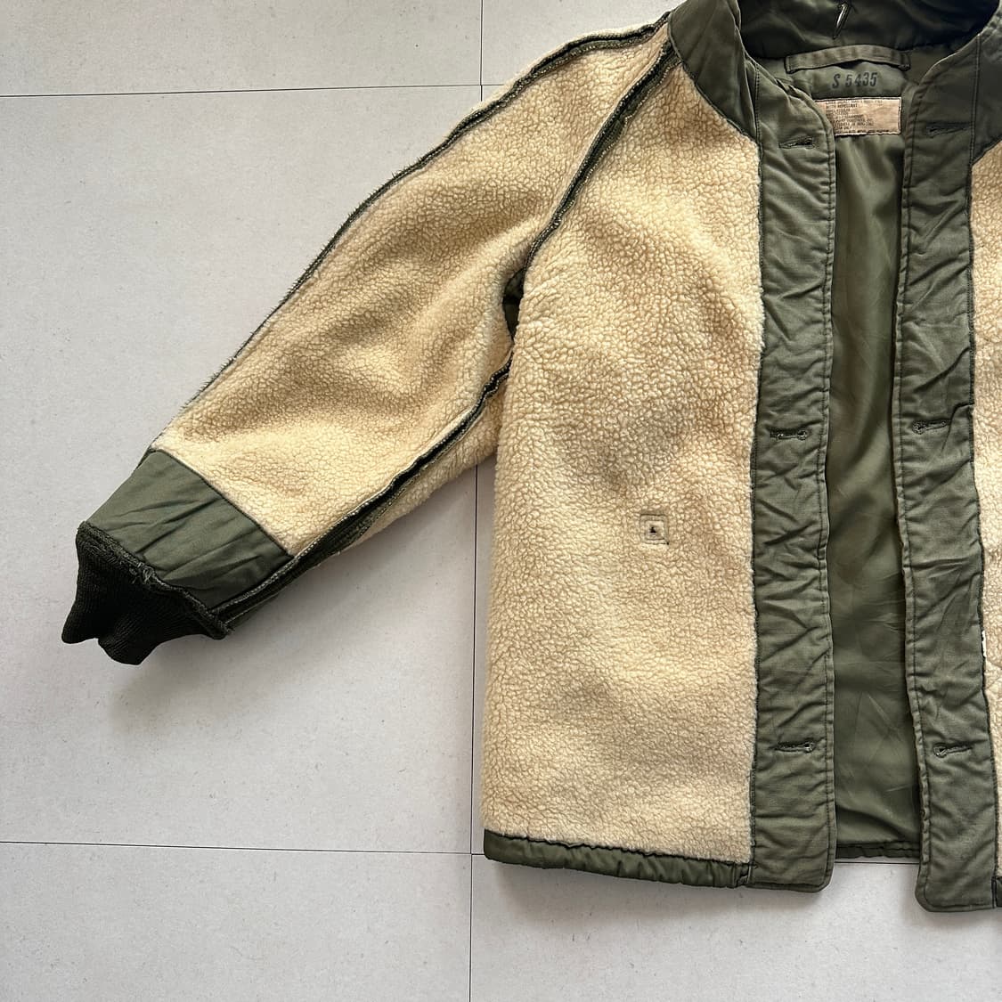 60s USAF 울 파일 라이너 자켓 스몰-레귤라 상품이미지6