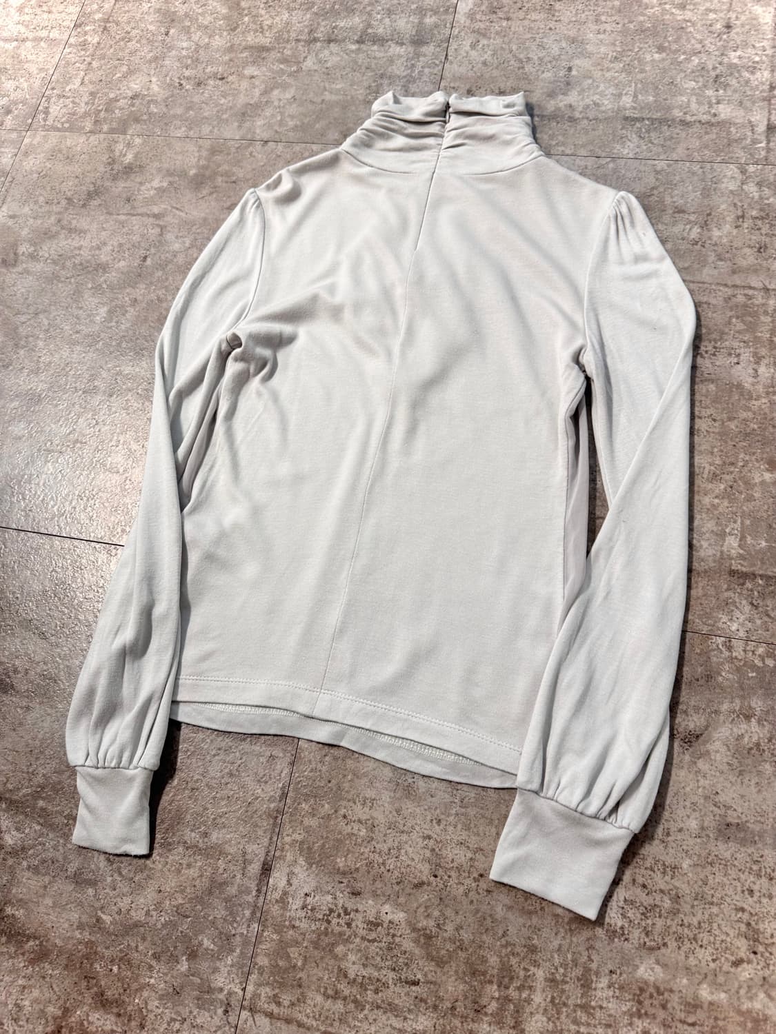 프릴 셔링 폴라 넥 블라우스SET 상품이미지8