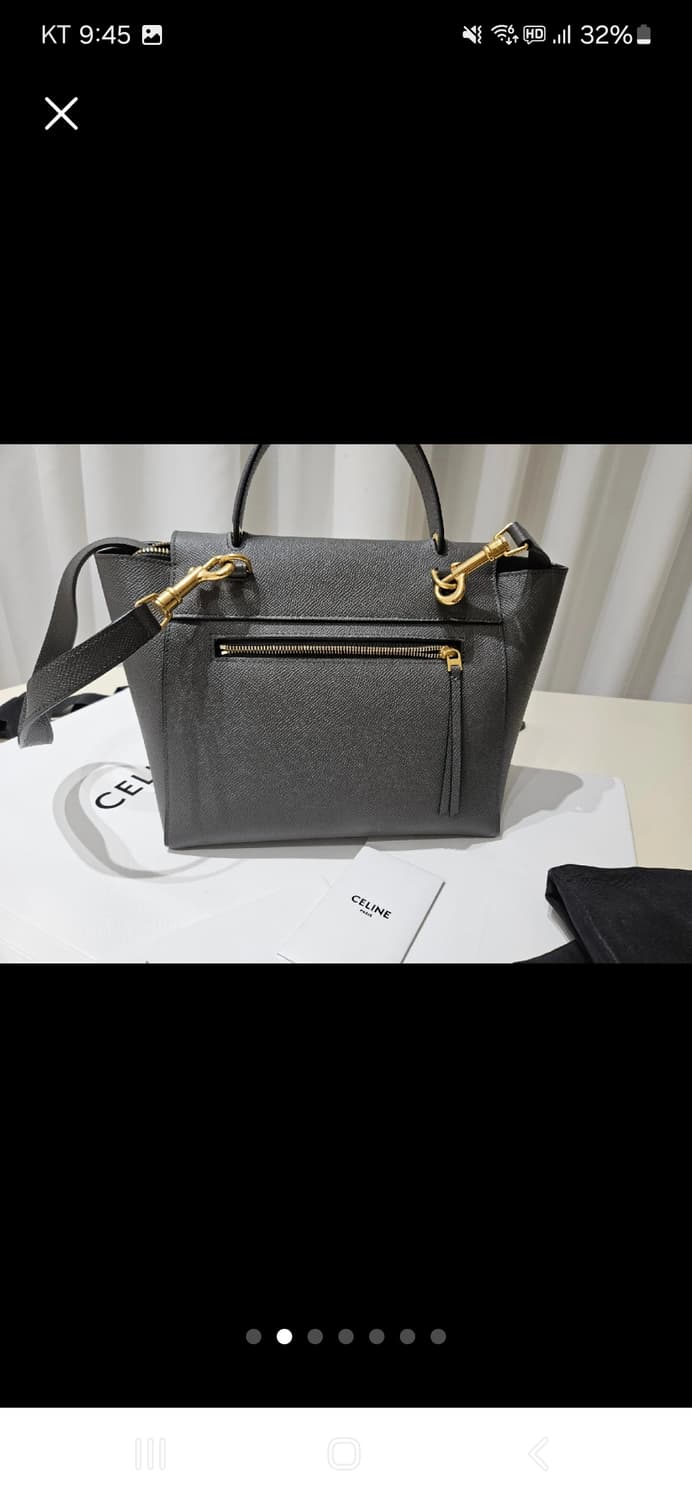 셀린느 벨트백 마이크로 그레이 상품이미지2