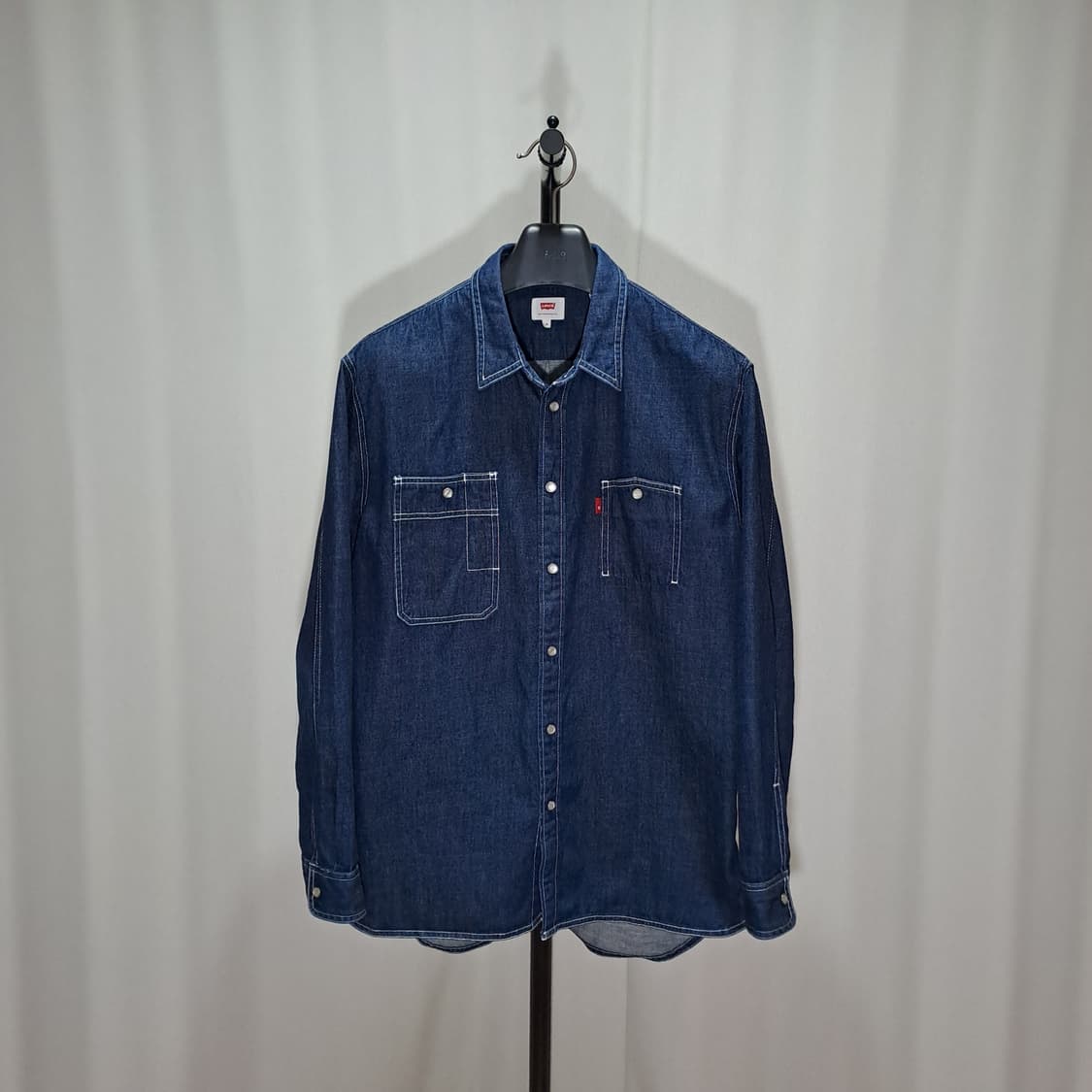 (택포) 리바이스 딥블루 데님 셔츠 B242 상품이미지1