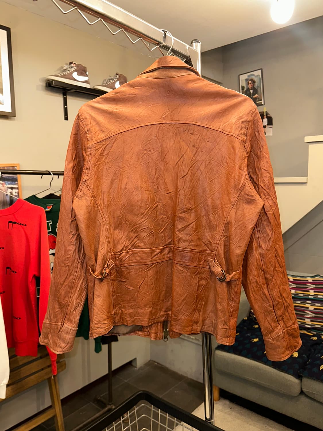 Slap shot multi pocket lambskin jacket 상품이미지8