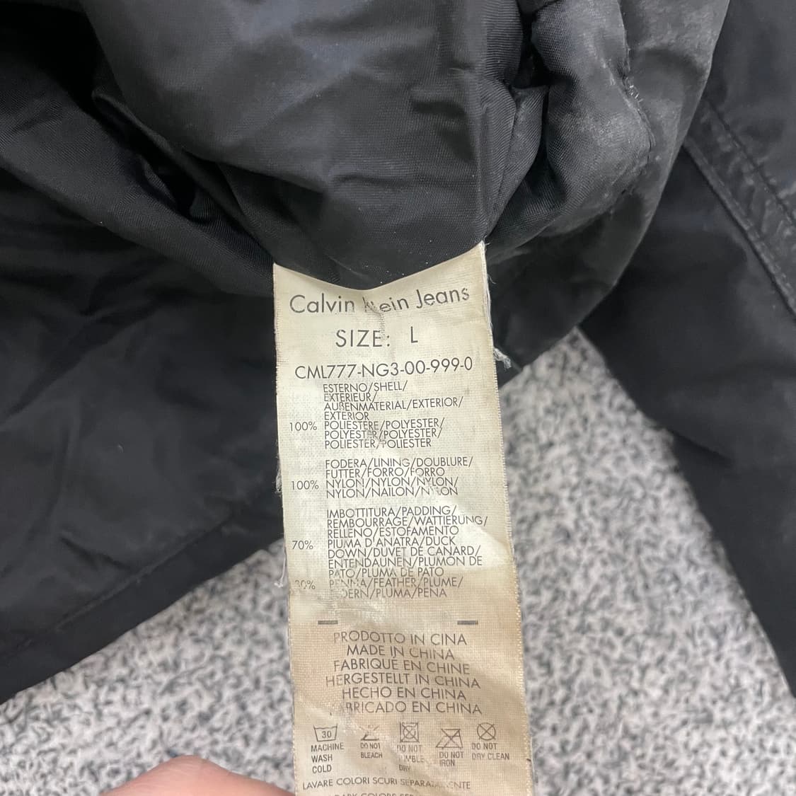 캘빈클라인 진 덕다운 패딩점퍼 0120HS1 상품이미지3