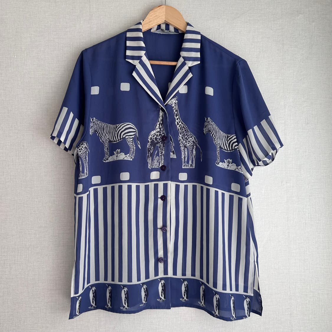 Vintage Animal Pattern Shirts 상품이미지1