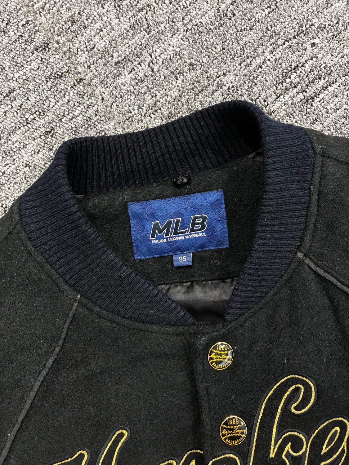 MLB 뉴욕 양키스 블랙 바시티 점퍼 M 상품이미지5