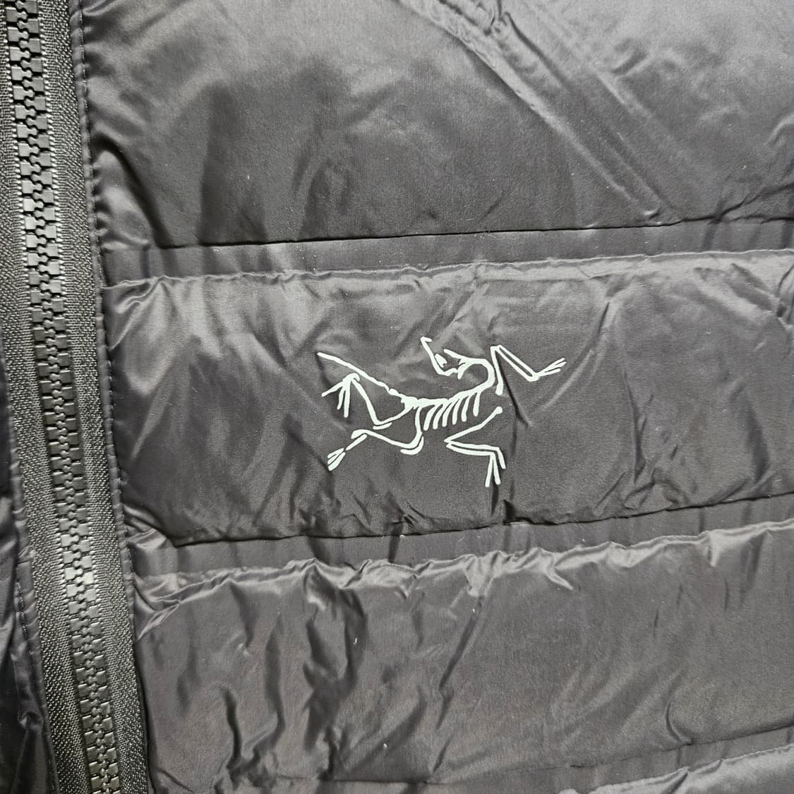 (L/100) 아크테릭스 빈티지 경량 패딩 블랙 상품이미지2