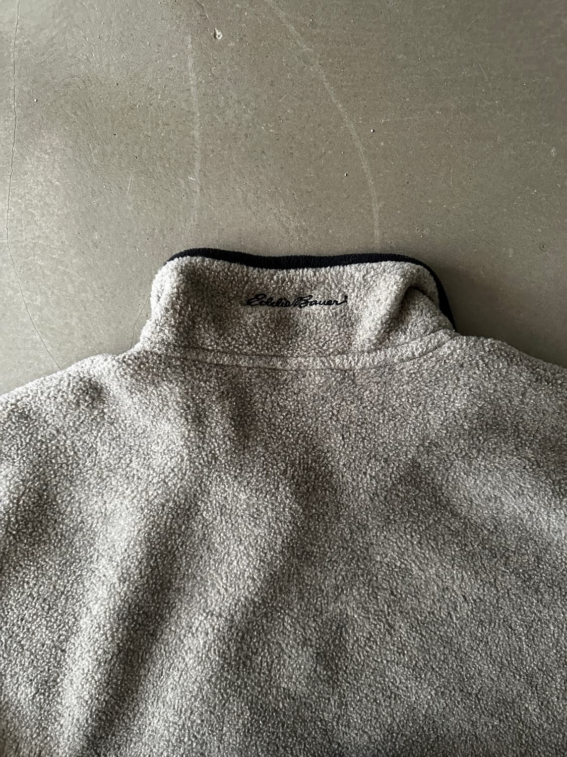 에디바우어 플리스 하프 집업 베이지 상품이미지3