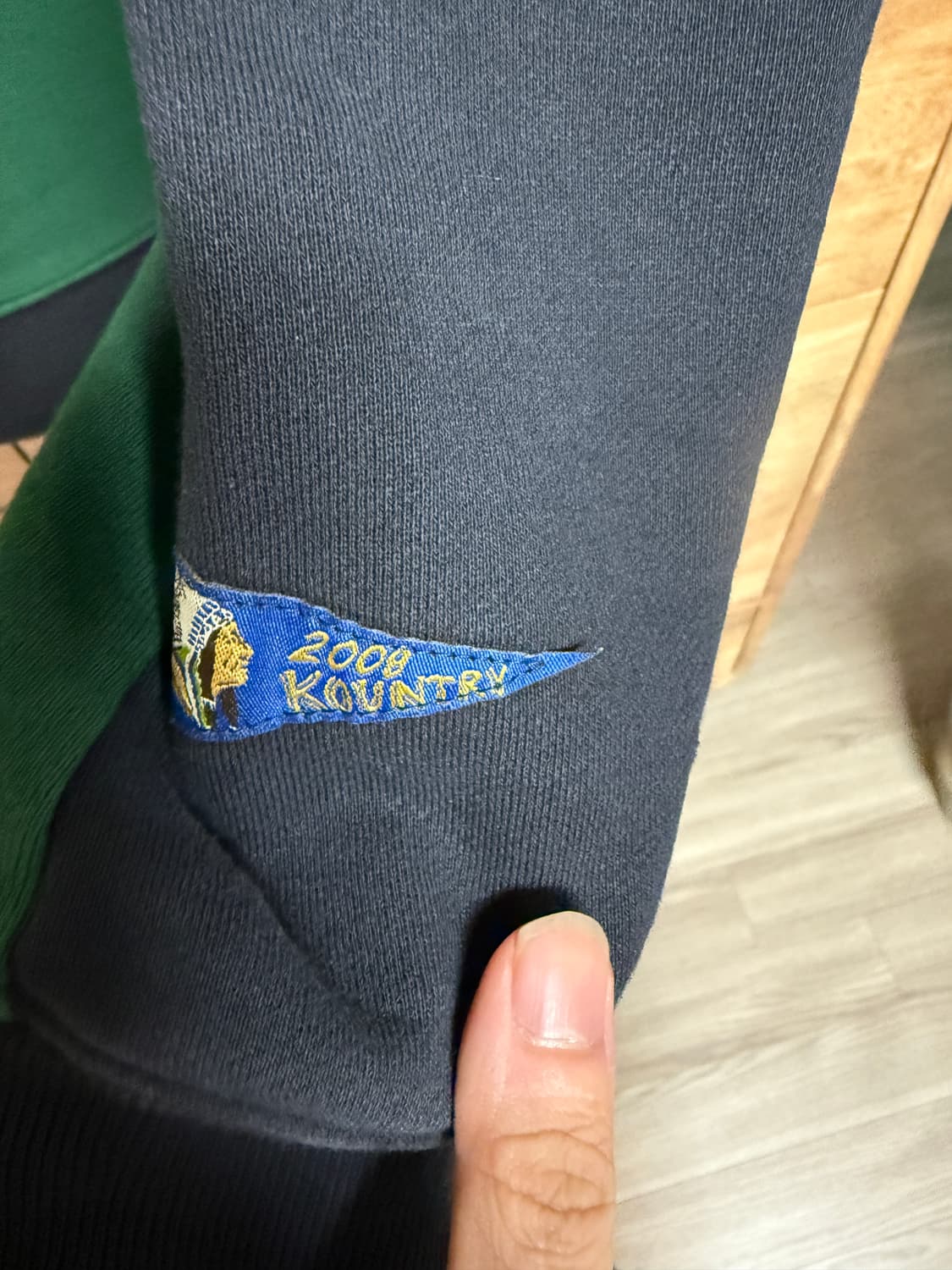 캐피탈 투톤 본 맨투맨 상품이미지5