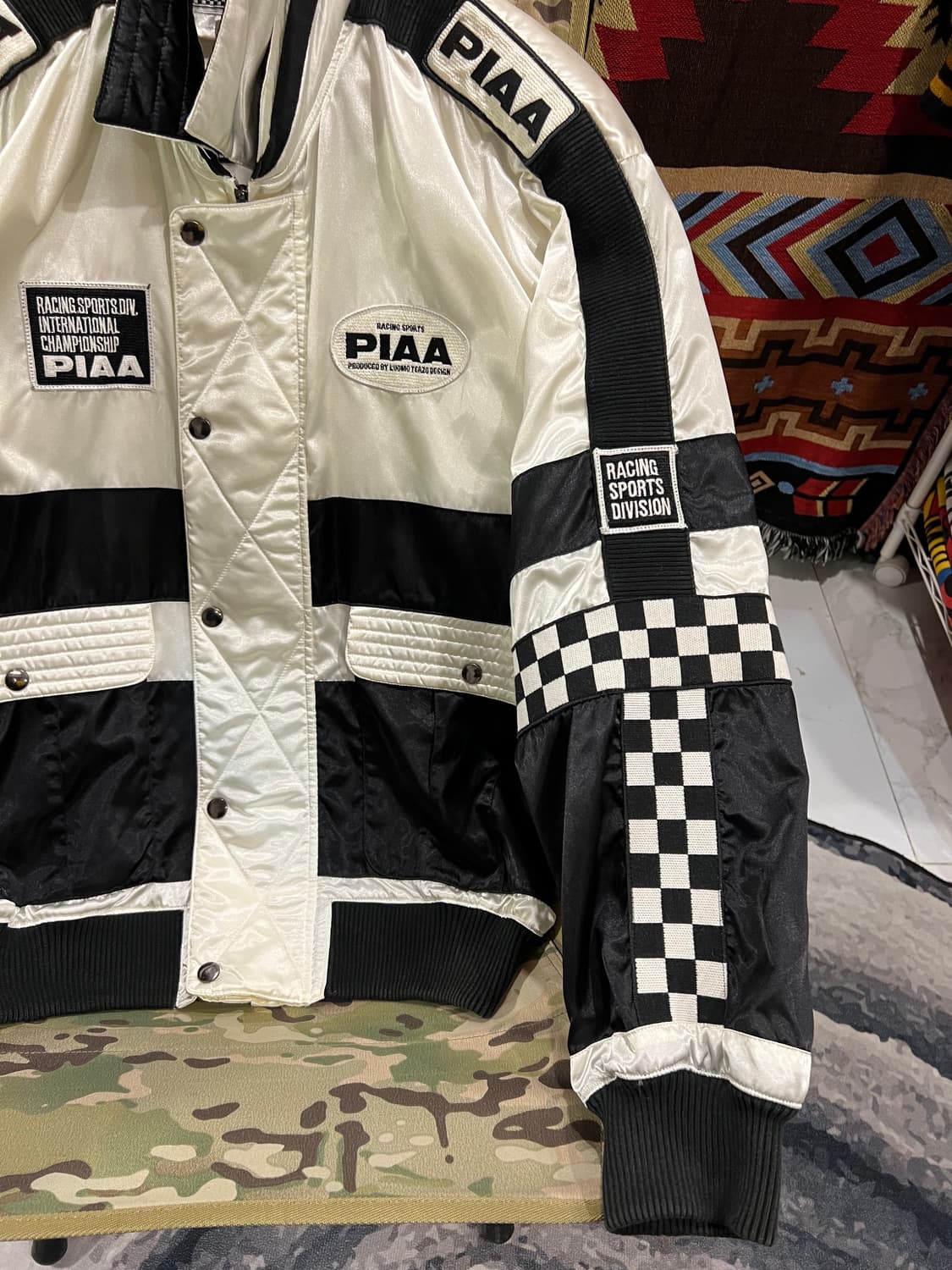 (xxl) 90s PIAA SPORTS 레이싱봄버자켓 상품이미지6