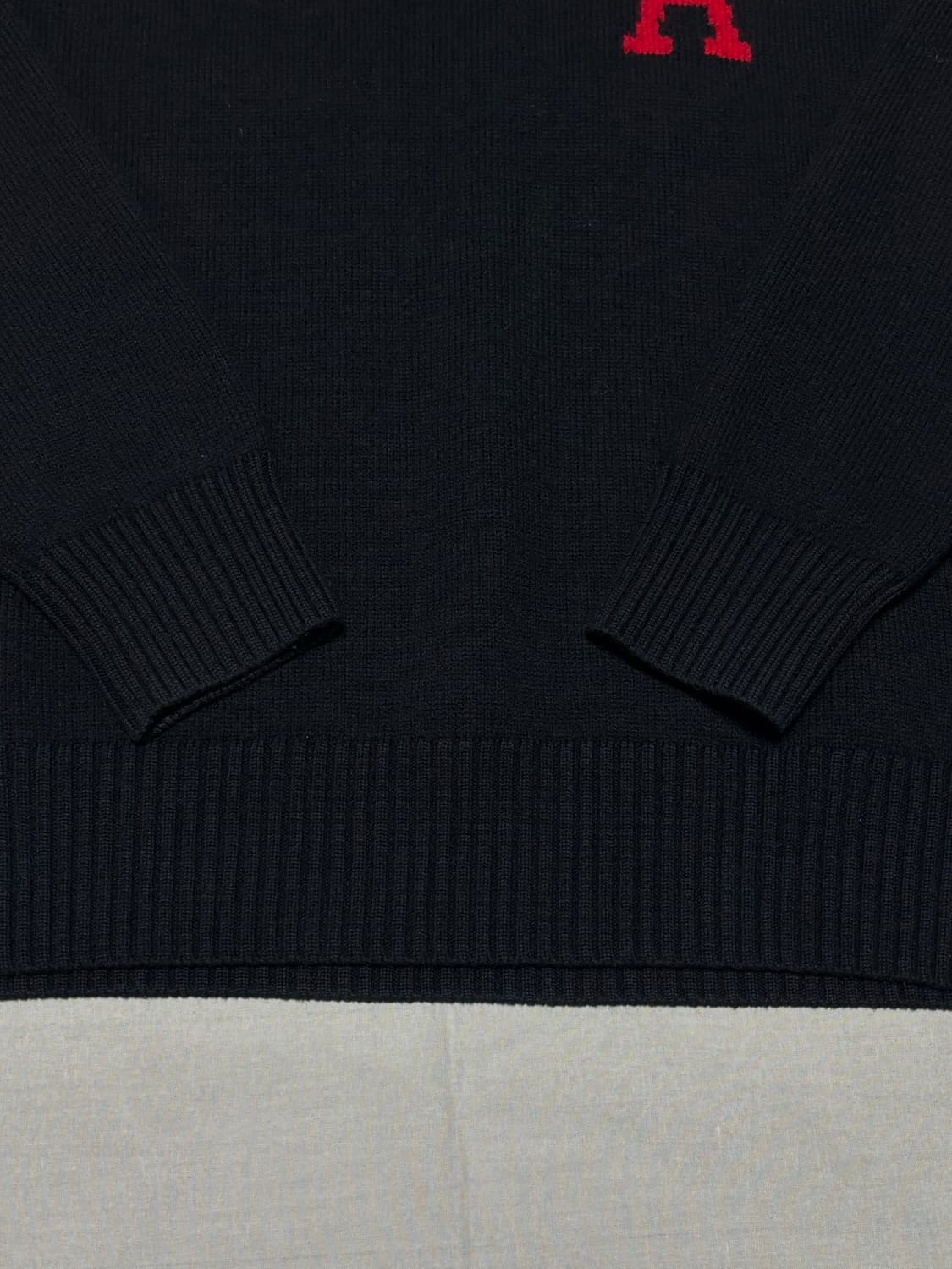 아미 인타르시아 빅하트 로고 니트 [XL] 상품이미지4