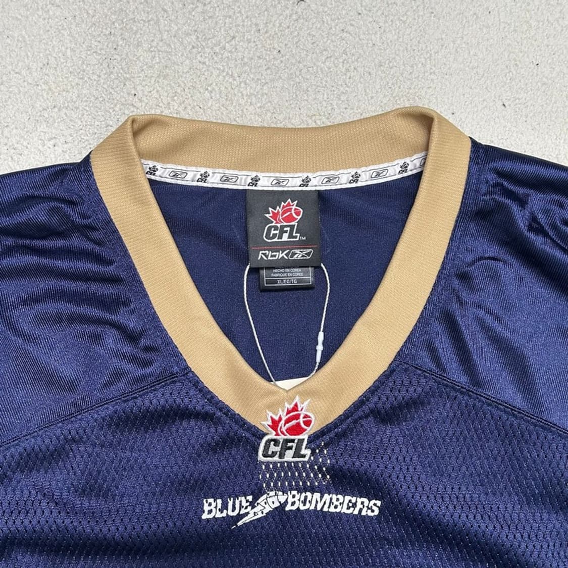 REEBOK CFL 메쉬럭비져지 반팔 XL 상품이미지4