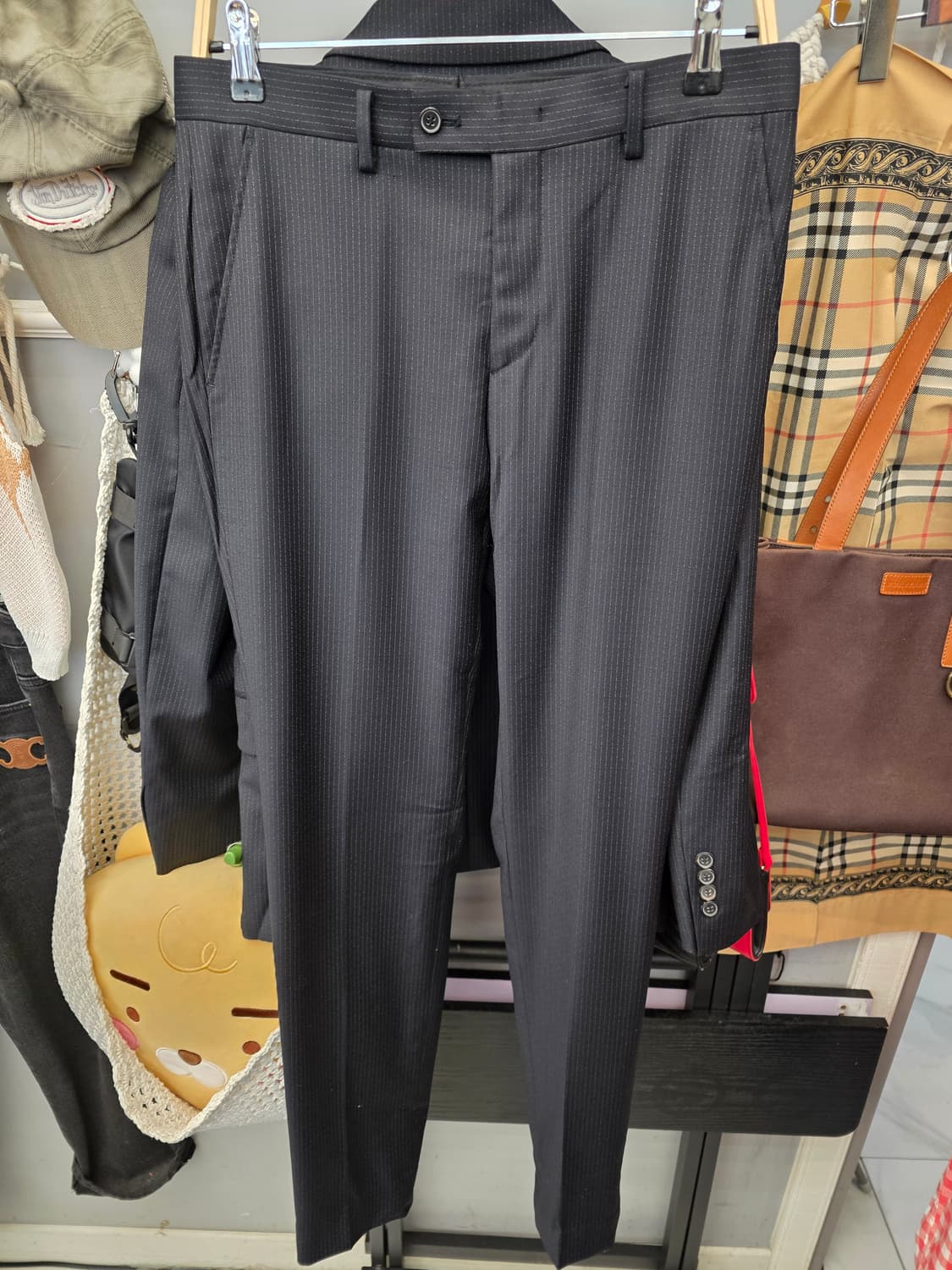 새상품)지오송지오 슬렌더 핏 정장 셋업 95 상품이미지6