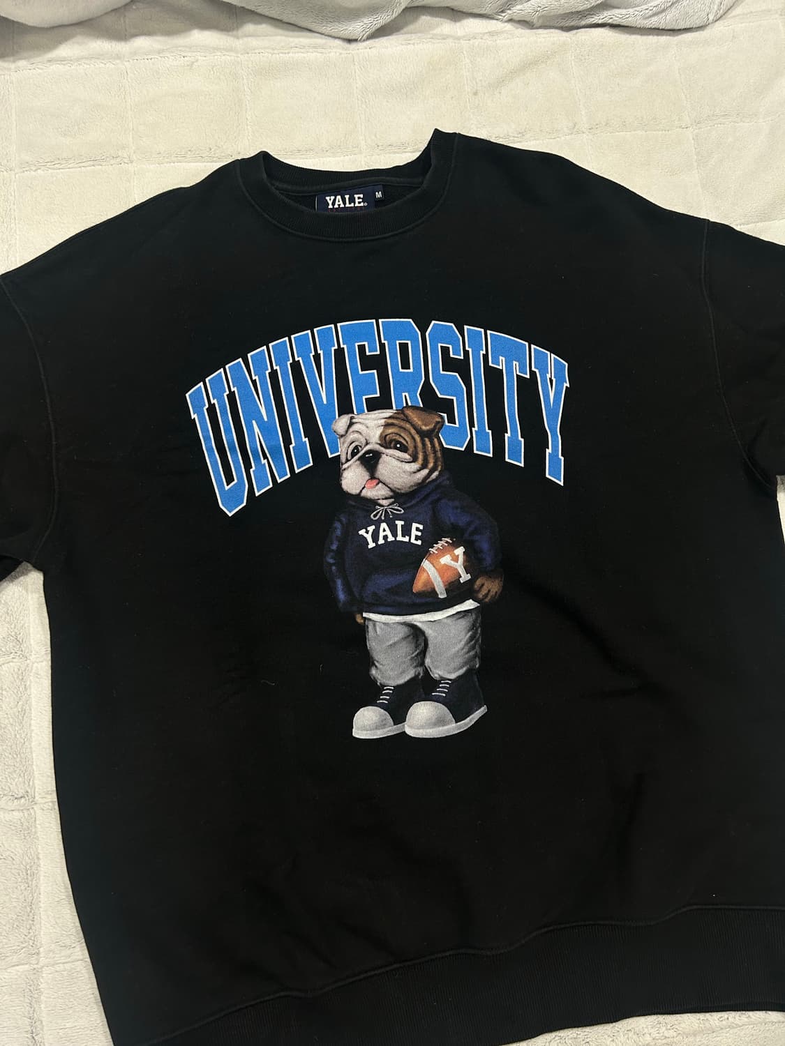 예일 유니버시티 댄 스웨트셔츠_블랙 상품이미지1